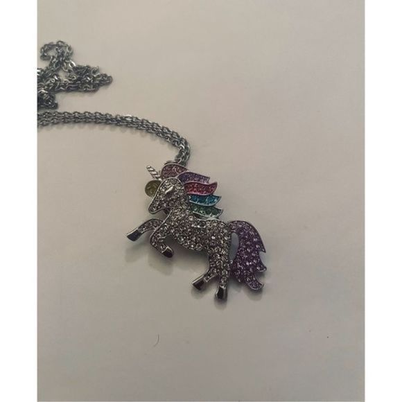 Gorgeous bling unicorn NECKLACE - Picture 3 of 5